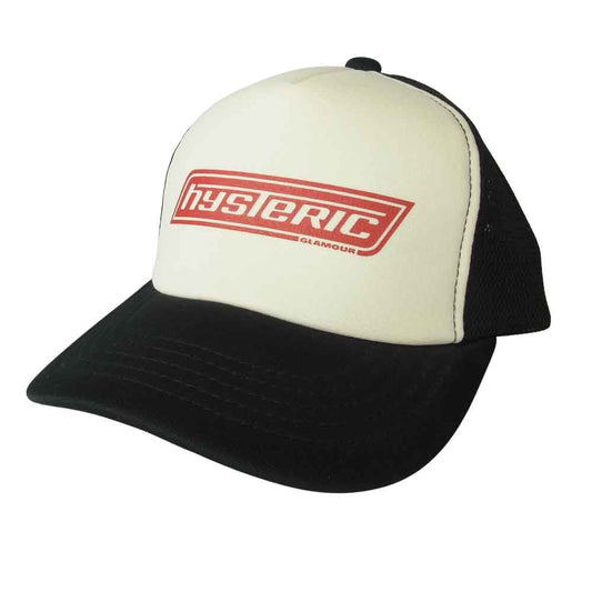 HYSTERIC GLAMOUR ヒステリックグラマー 02172QH02 LOGO ロゴ メッシュ キャップ ブラック系 F【中古】