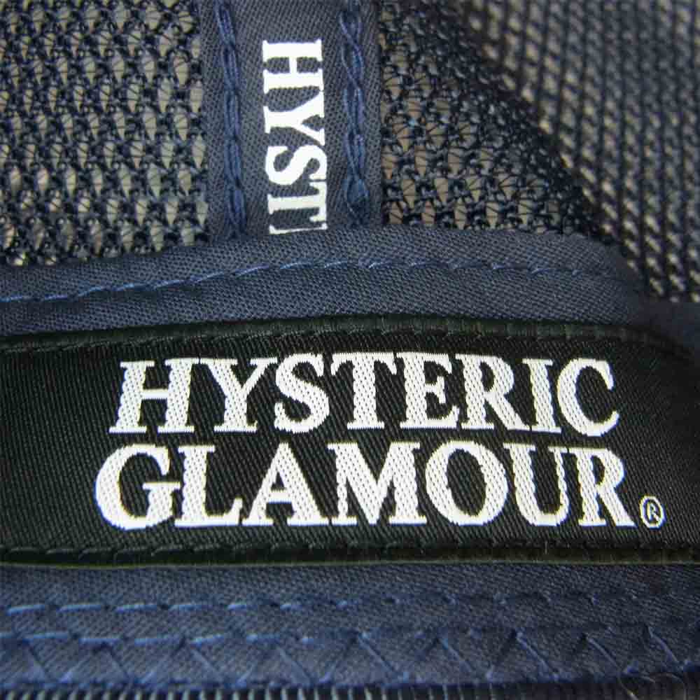 HYSTERIC GLAMOUR ヒステリックグラマー 02181QH01 CRASHプリント メッシュ キャップ レッド系 ネイビー系 F【中古】