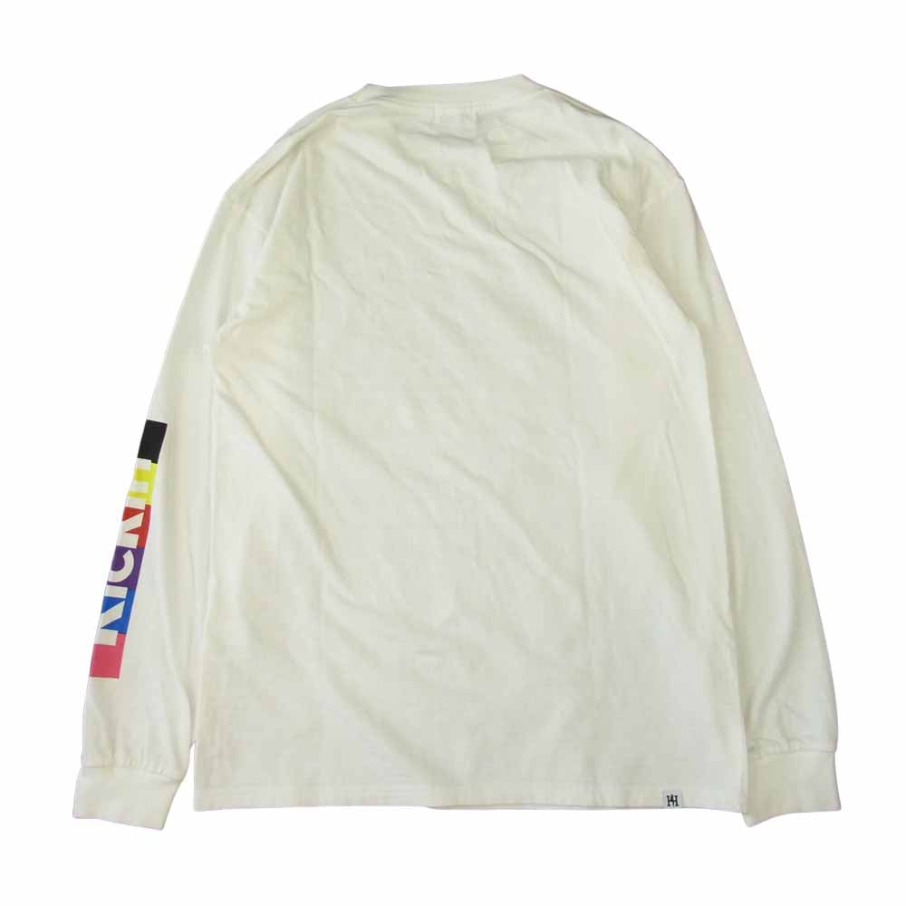 HYSTERIC GLAMOUR ヒステリックグラマー 02203CL PSYCH GRAPHICS 長袖 Tシャツ ホワイト系 S【中古】
