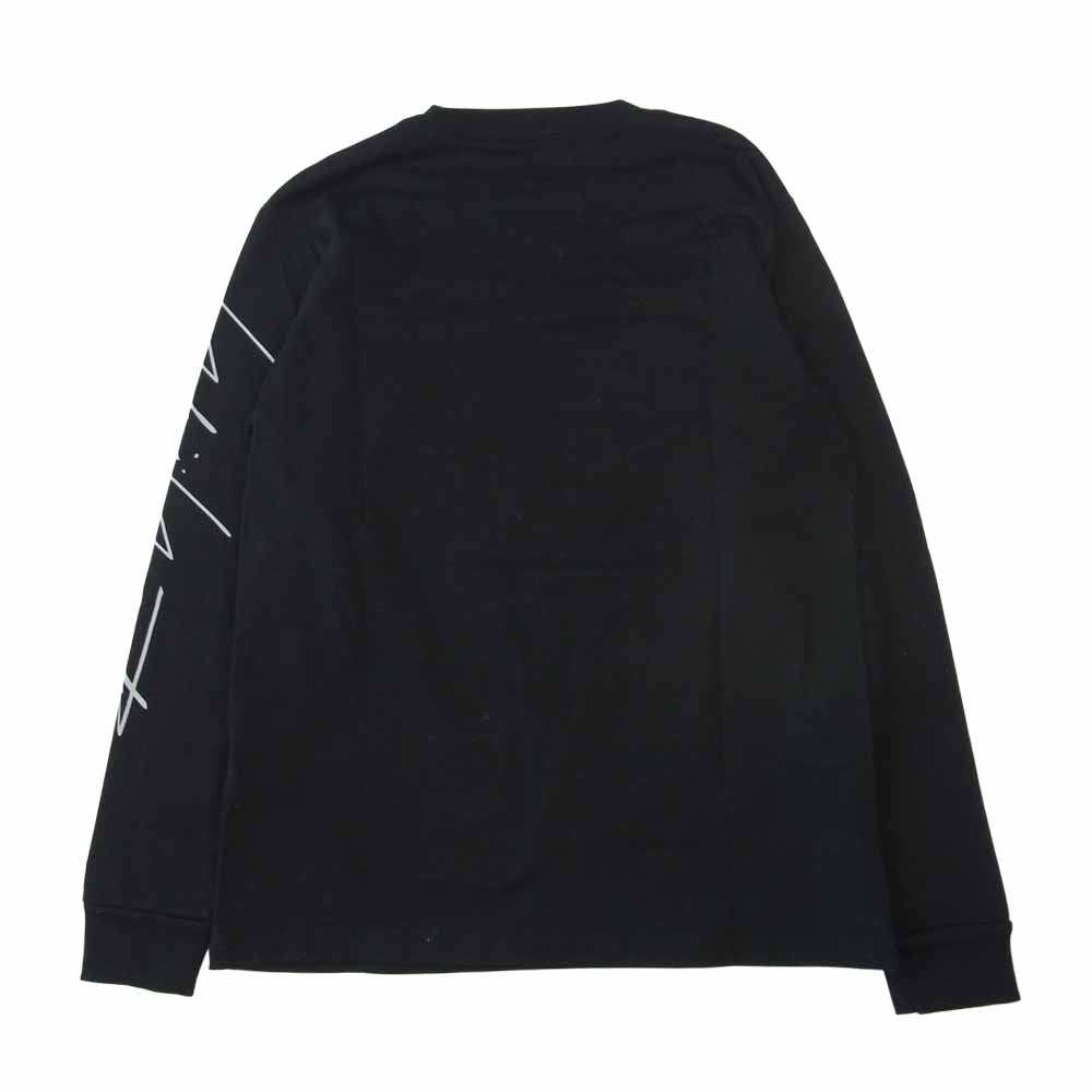 Yohji Yamamoto ヨウジヤマモト POUR HOMME オム ニューエラ NEW ERA 20SS HN-T99-083-1A YY Signature LOGO Long sleeve T-shirt ロゴ Tシャツ ブラック系 S【中古】