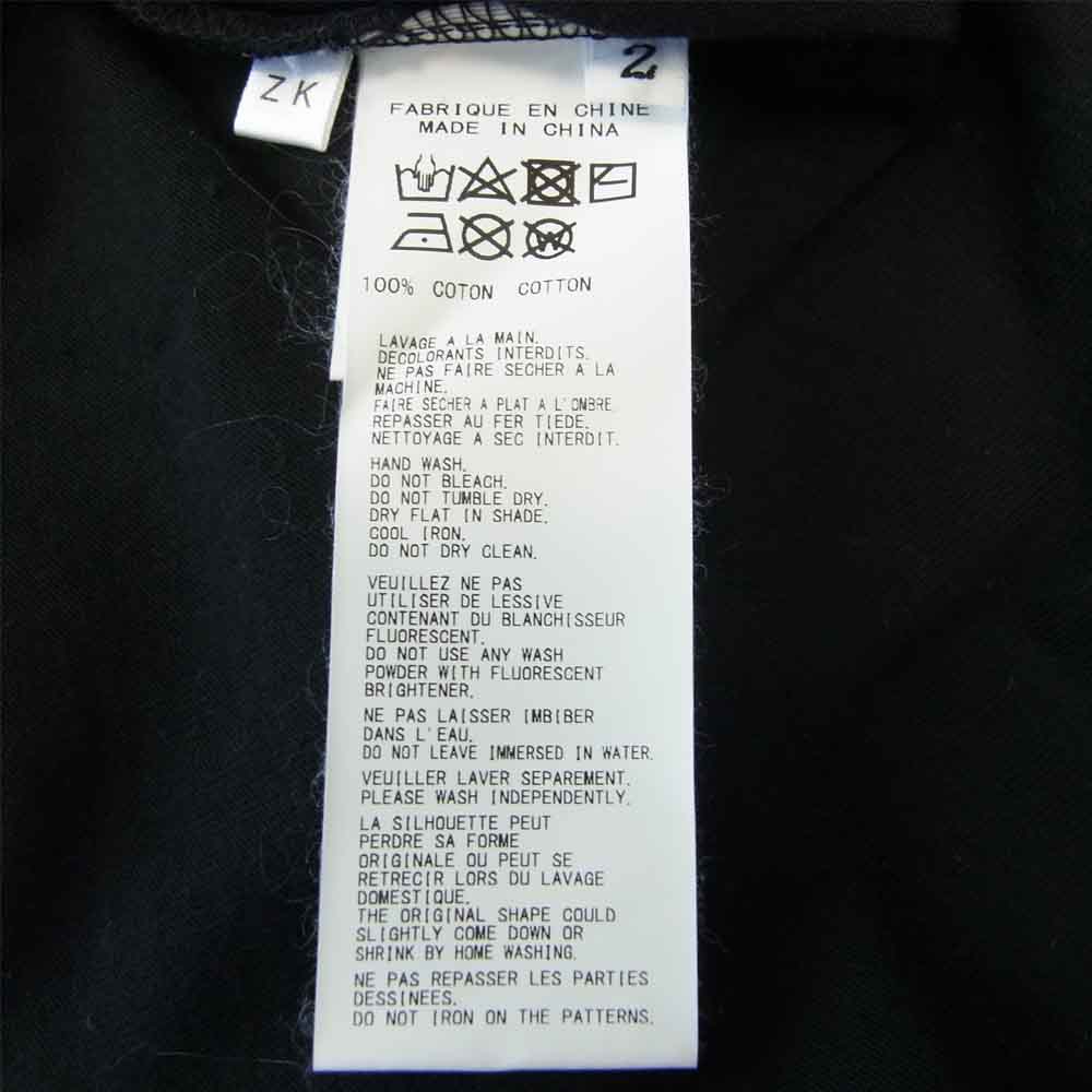 Yohji Yamamoto ヨウジヤマモト POUR HOMME オム ニューエラ NEW ERA 20SS HN-T99-083-1A YY Signature LOGO Long sleeve T-shirt ロゴ Tシャツ ブラック系 S【中古】