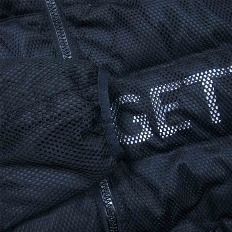 ウーサーエジェッタ  M-U-J08 ポーランド製 MESH DOWN JACKET メッシュ ダウン ジャケット ブラック系 M【中古】