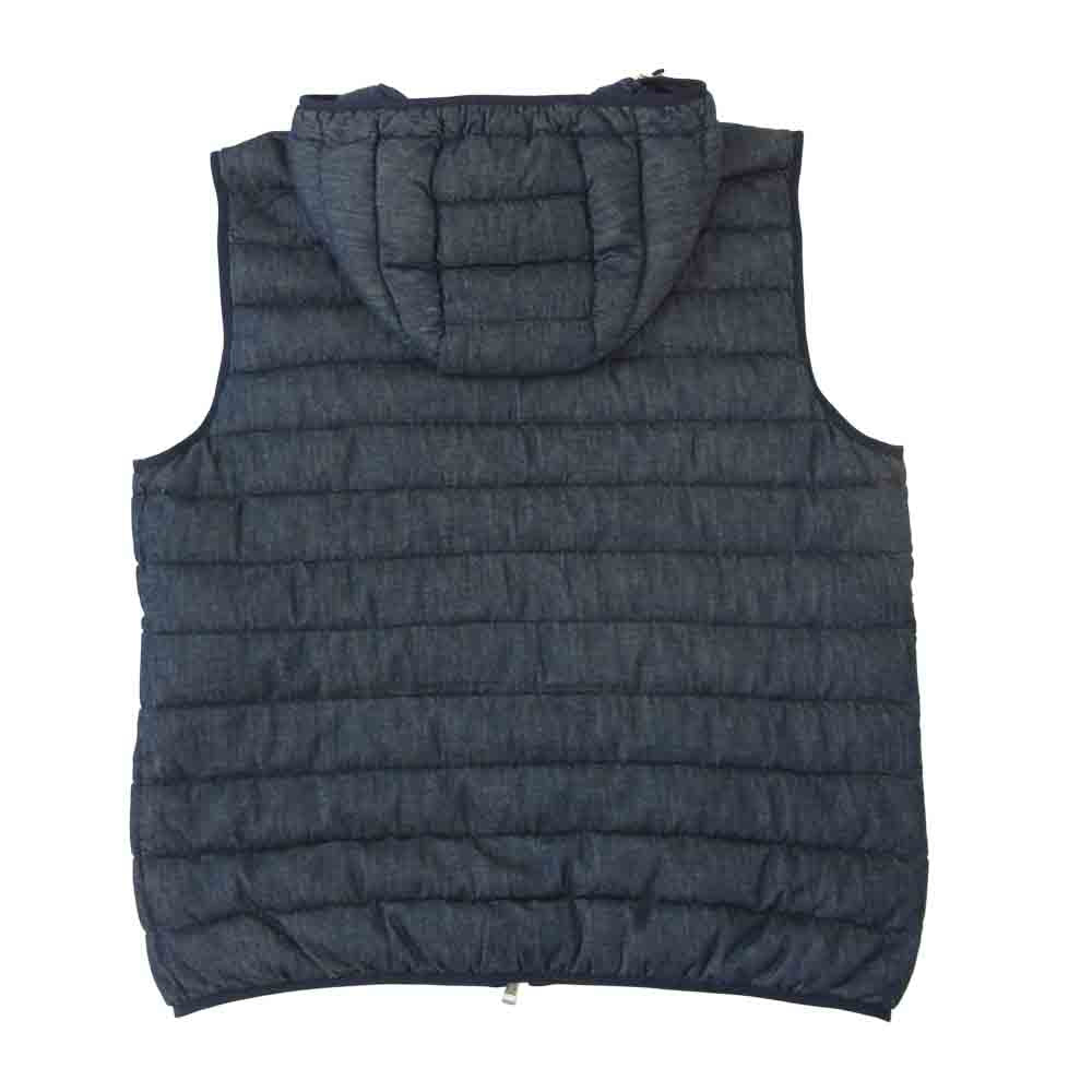 MONCLER モンクレール 国内正規品 DOVER GILET ドーバー デニム ダウン ベスト インディゴブルー系 4【中古】