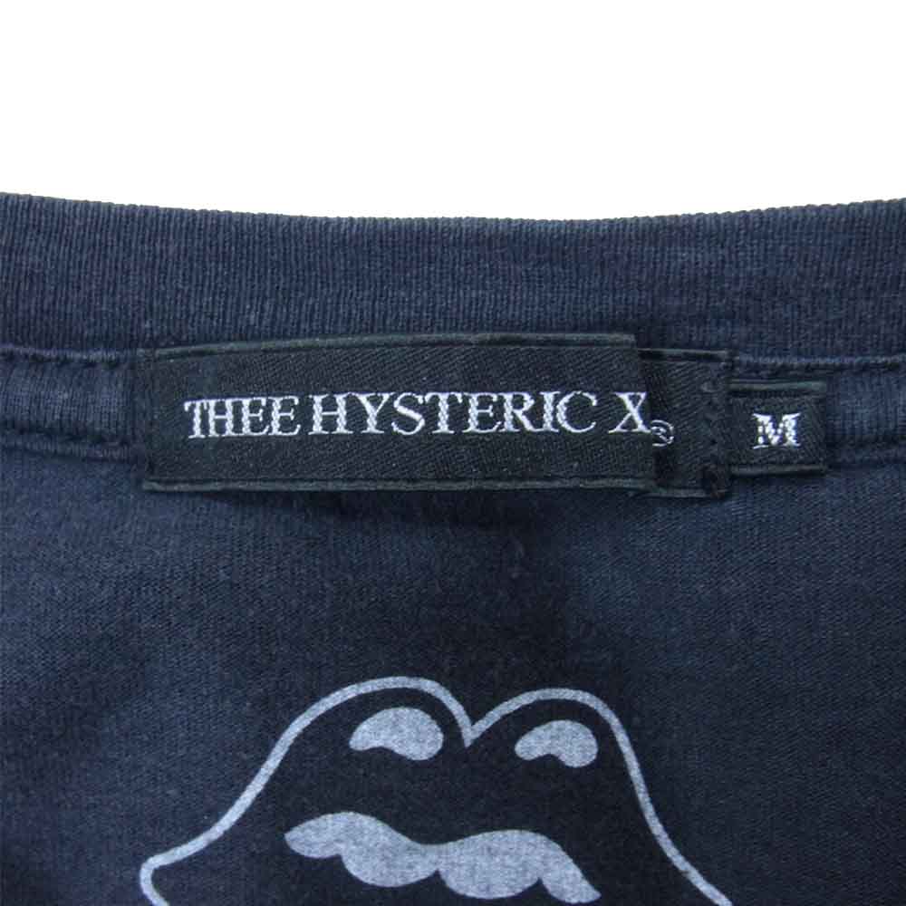 HYSTERIC GLAMOUR ヒステリックグラマー 0663CT02 RS/BRIAN W STARS & STRIPES pt T-SH 半袖 プリント Tシャツ ブラック系 M【中古】