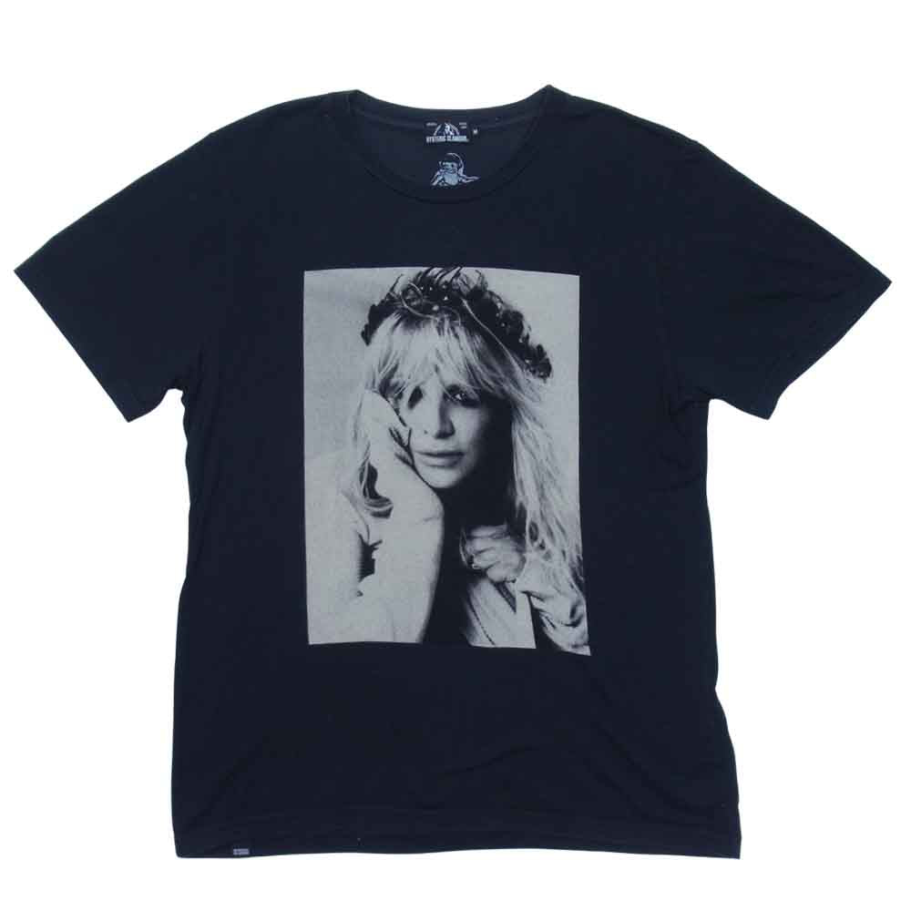 HYSTERIC GLAMOUR ヒステリックグラマー 0261CT26 CL/EVERY GIRL IN THE WORLD TEE 半袖 Tシャツ ブラック系 M【中古】
