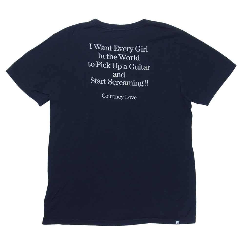 HYSTERIC GLAMOUR ヒステリックグラマー 0261CT26 CL/EVERY GIRL IN THE WORLD TEE 半袖 Tシャツ ブラック系 M【中古】