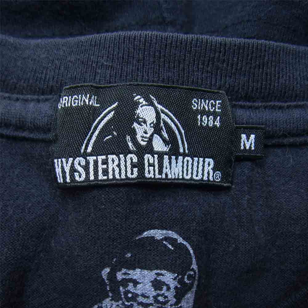 HYSTERIC GLAMOUR ヒステリックグラマー 0261CT26 CL/EVERY GIRL IN THE WORLD TEE 半袖 Tシャツ ブラック系 M【中古】