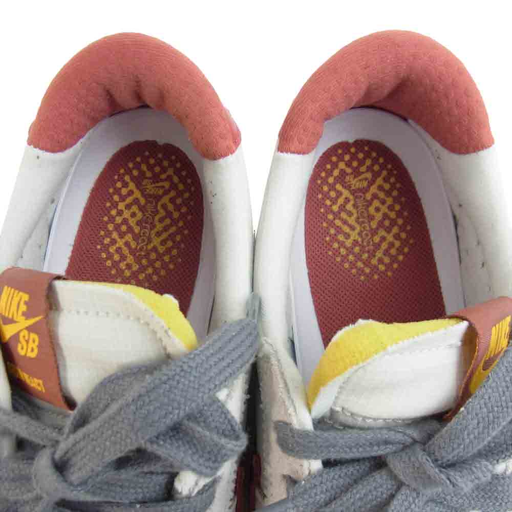 NIKE ナイキ SB CJ1661-003 BRUIN REACT ブルイン リアクト スニーカー ホワイト系 25.5cm【中古】