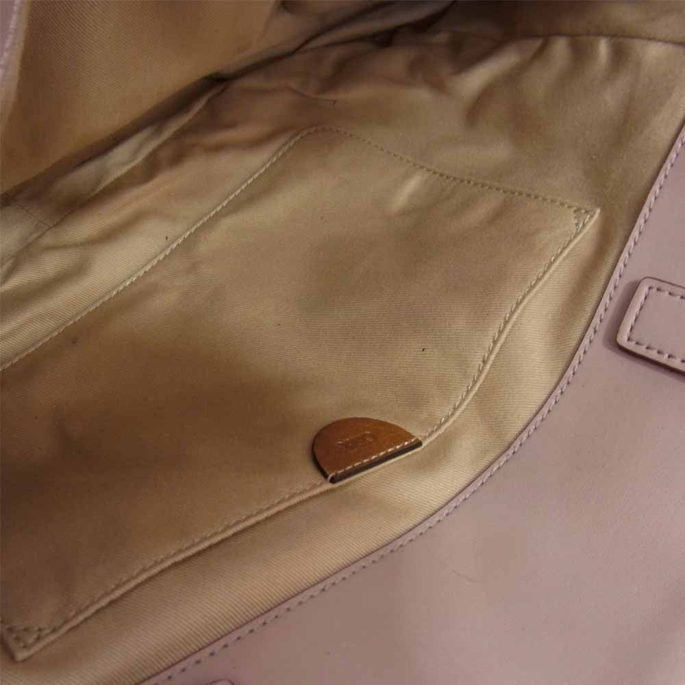 Chloe クロエ レザー トートバッグ ピンク系【中古】