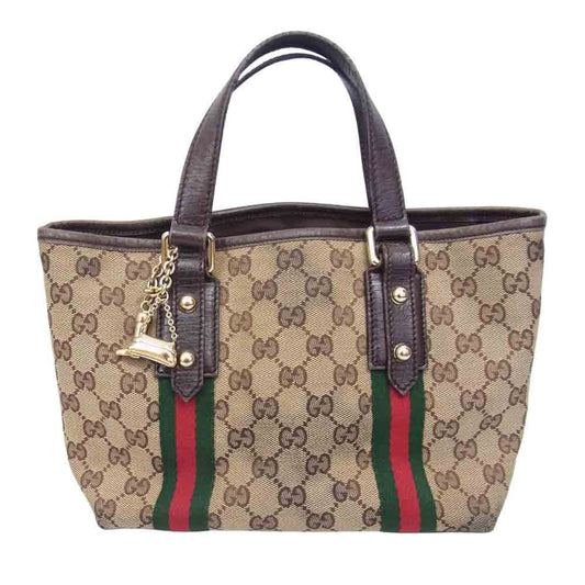 GUCCI グッチ 139261 002046 シェリーライン ミニトート ブラウン系【中古】