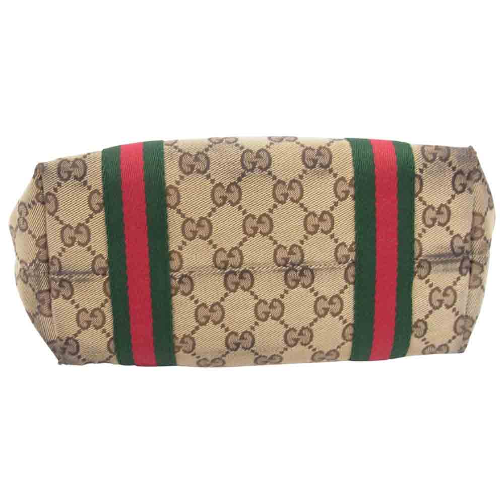 GUCCI グッチ 139261 002046 シェリーライン ミニトート ブラウン系【中古】