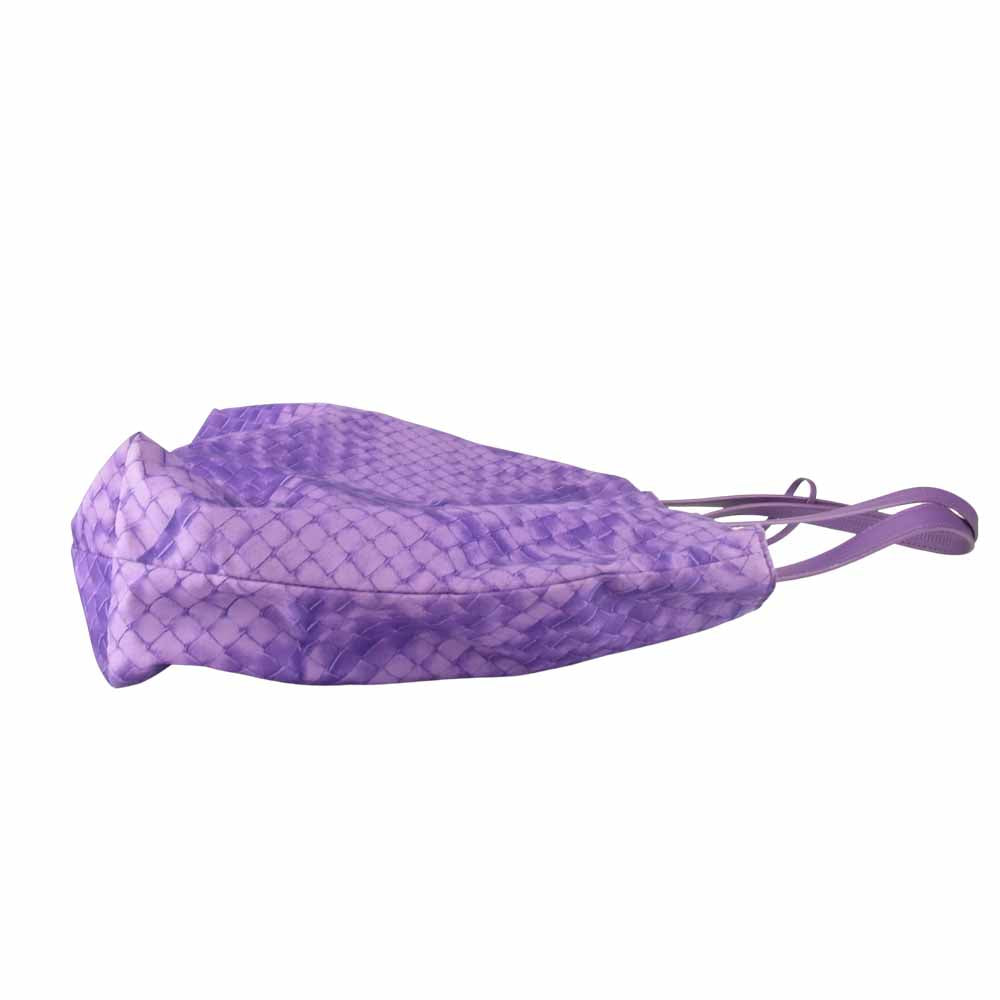 BOTTEGAVENETA ボッテガヴェネタ イントレチャート プリント トートバッグ パープル系【中古】