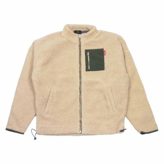 レイライン Boa cutback jkt ボア フリース ジャケット ベージュ系 F【中古】