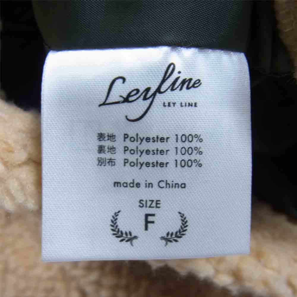 レイライン Boa cutback jkt ボア フリース ジャケット ベージュ系 F【中古】