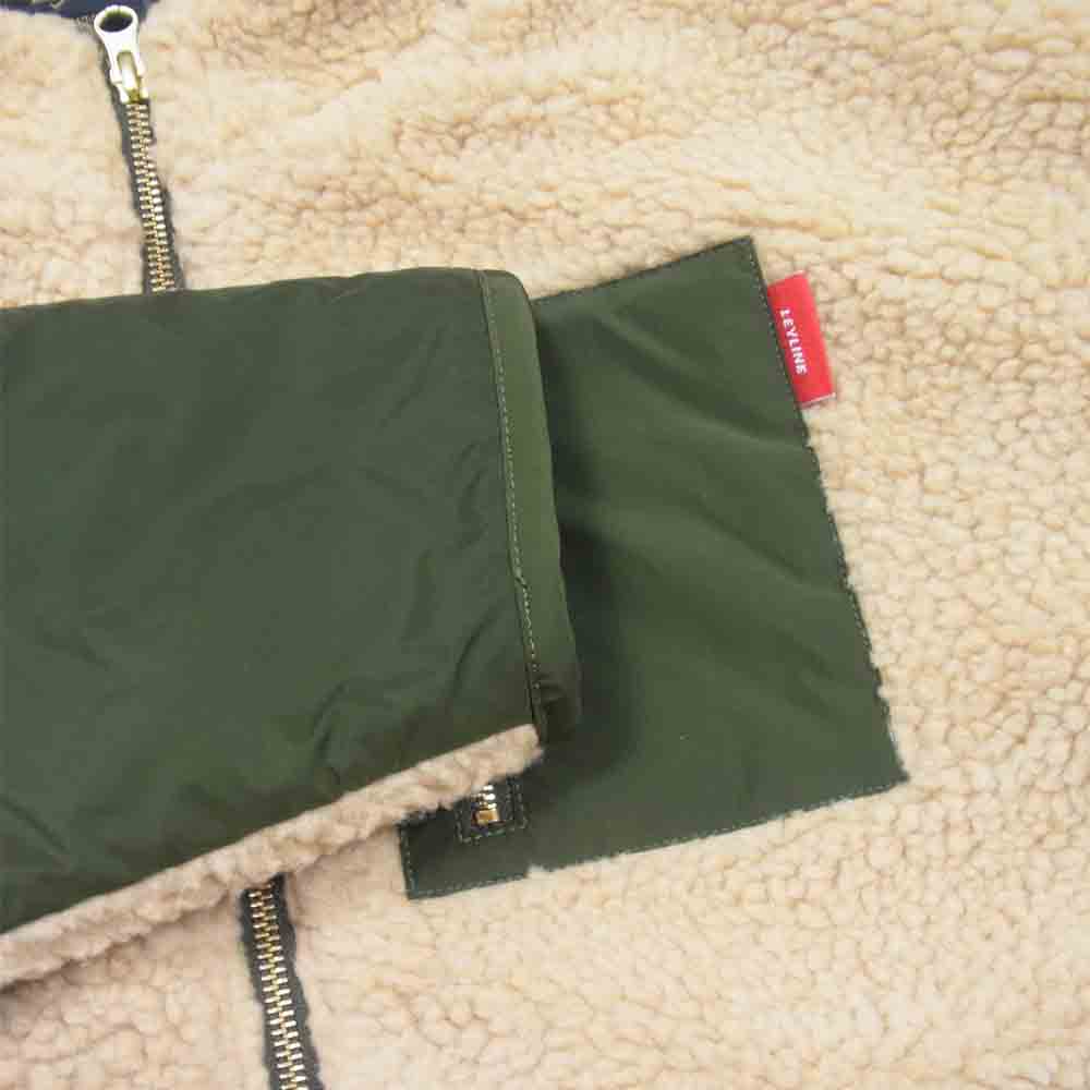 レイライン Boa cutback jkt ボア フリース ジャケット ベージュ系 F【中古】