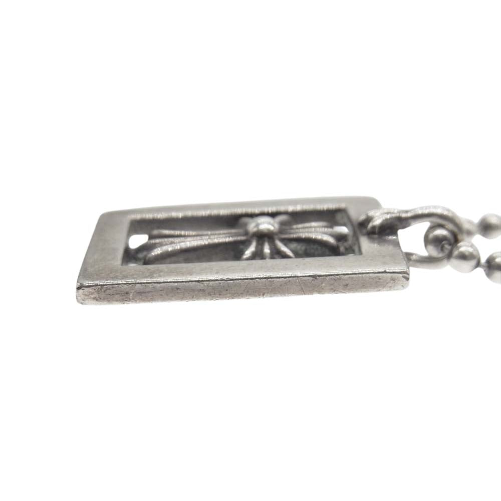 CHROME HEARTS クロムハーツ（原本無） フレームド オープン クロス チャーム ペンダント【中古】