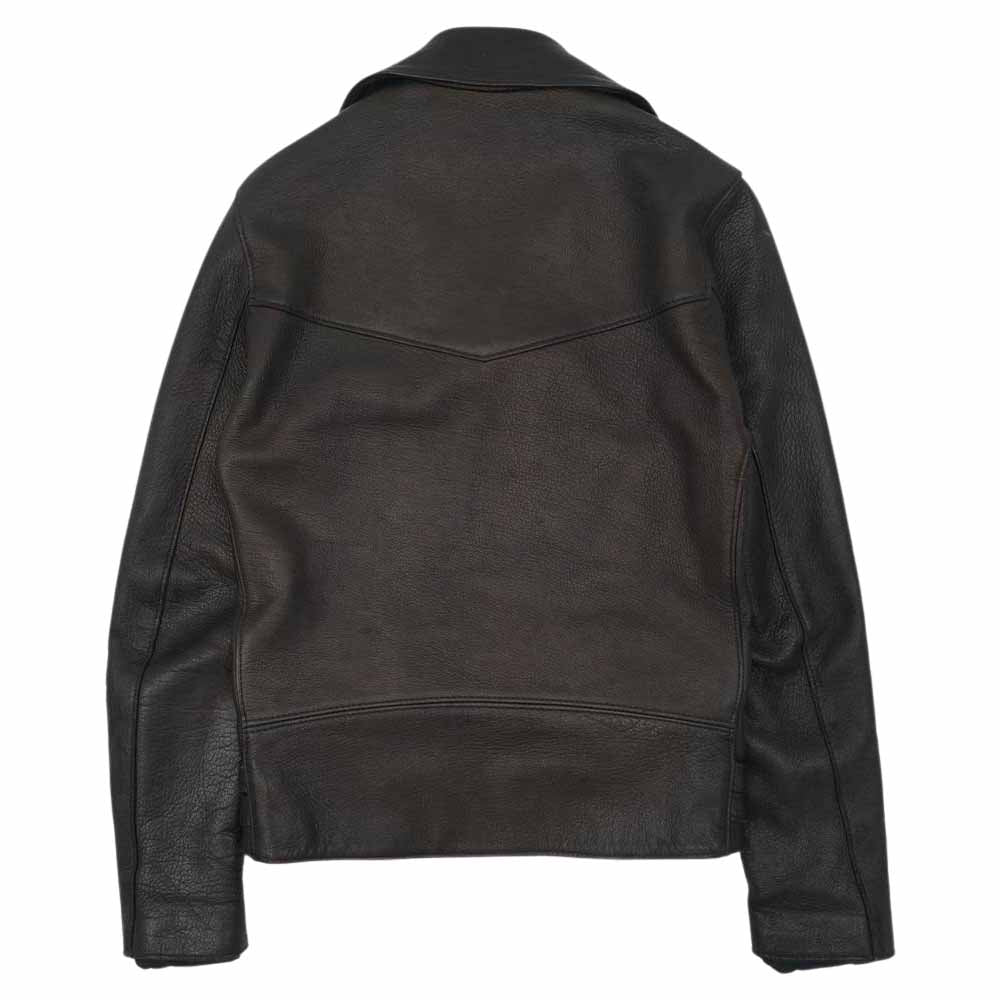 Lewis Leathers ルイスレザー THE REAL McCOY'S リアルマッコイズ 別注 391T Lightning ディアスキン ライトニング レザー ライダース ジャケット ブラック系 34【中古】