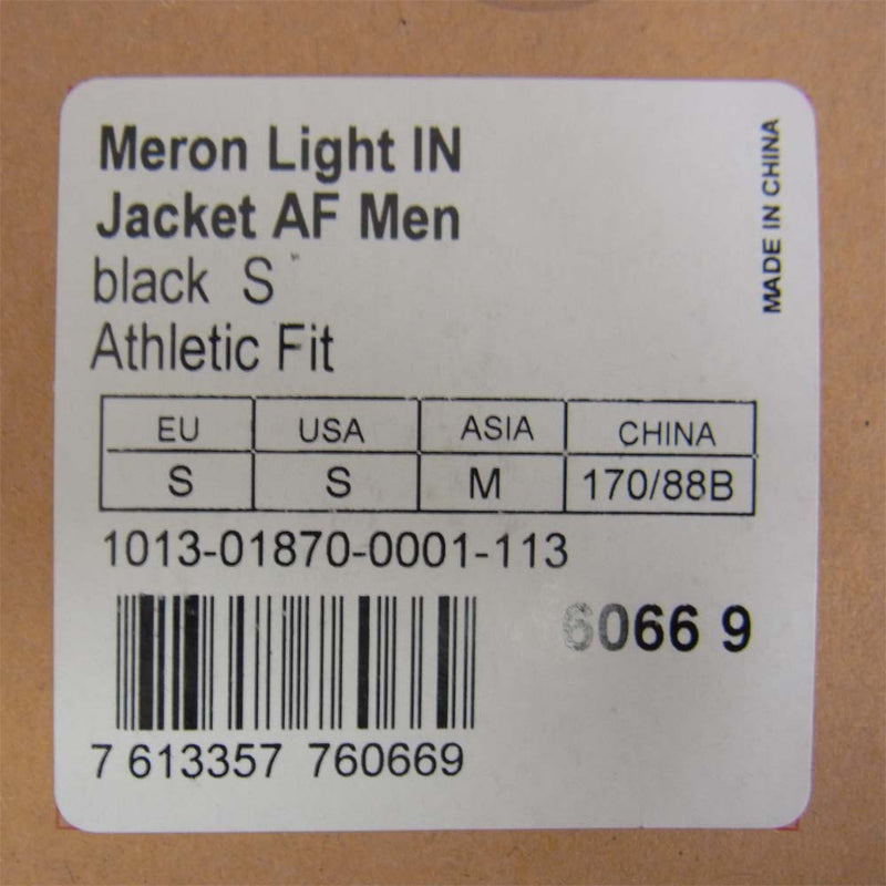 Mammut マムート 1013-10870 Meron Light IN Jacket AF メルトン ライト ダウン ジャケット ブラック系 M【新古品】【未使用】【中古】