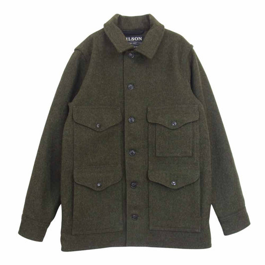 FILSON フィルソン 8041-45-000006 マッキーノクルーザー ウール ハンティング ジャケット カーキ系 XS【美品】【中古】