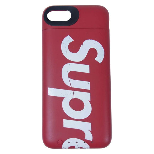Supreme シュプリーム 18AW mophie iPhone 8 Juice Pack Air モバイルバッテリー ケース レッド系【中古】