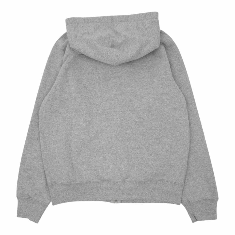 Supreme シュプリーム Small Box Zip Up Sweatshirt スモール ボックス ロゴ ジップアップ パーカー グレー系 M【極上美品】【中古】