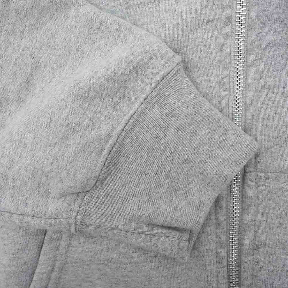 Supreme シュプリーム Small Box Zip Up Sweatshirt スモール ボックス ロゴ ジップアップ パーカー グレー系 M【極上美品】【中古】