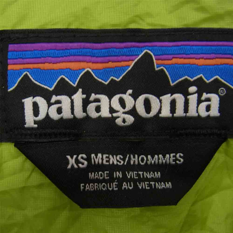 patagonia パタゴニア 15AW 84021 NANO PUFF ナノパフ プルオーバー フリース ジャケット グリーン系 XS【中古】