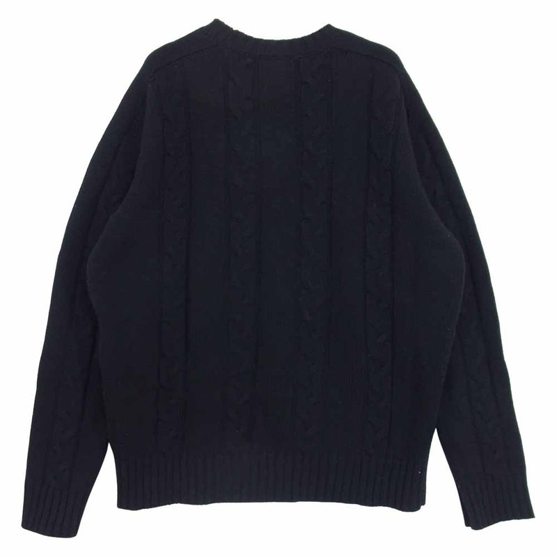 RATS ラッツ 18’RN-0905 ALAN KNIT アラン ニット セーター ブラック系 L【中古】