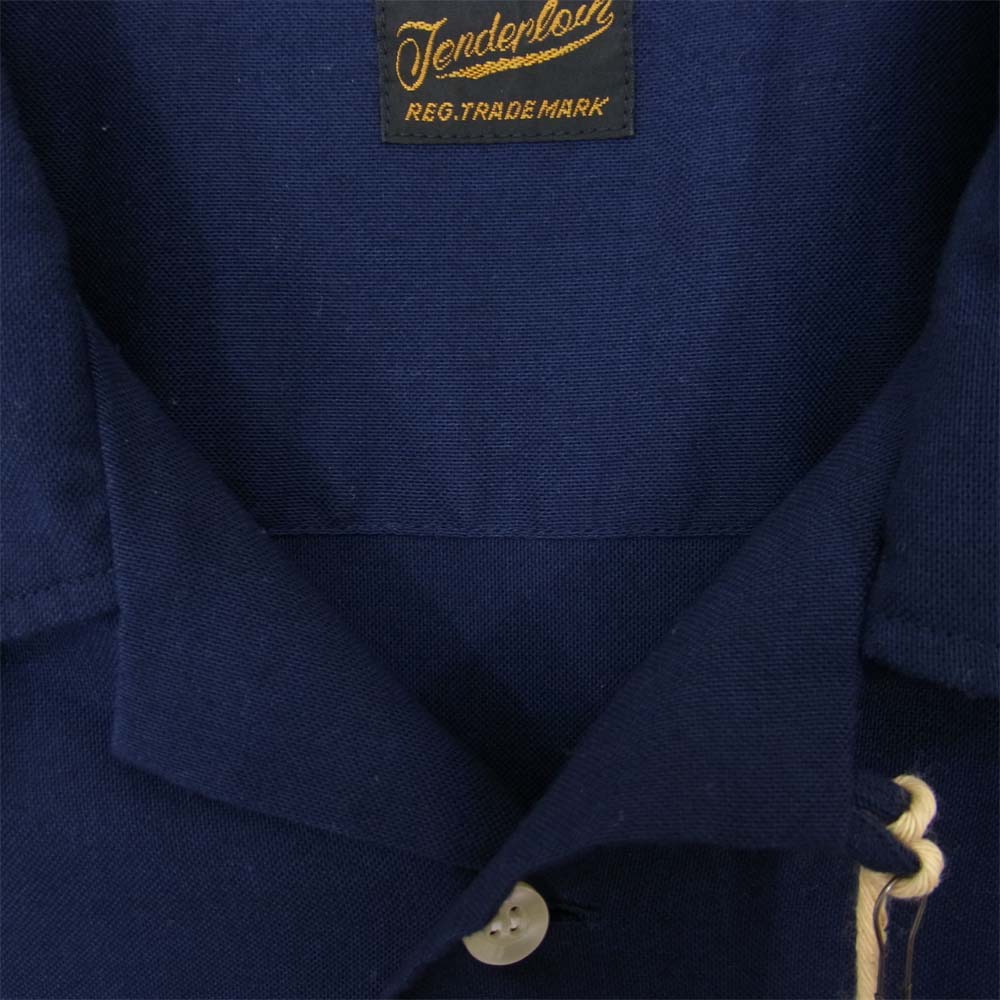 TENDERLOIN テンダーロイン T-BOWLS SHT SHORT 半袖 ボウリング シャツ ネイビー系 M【中古】