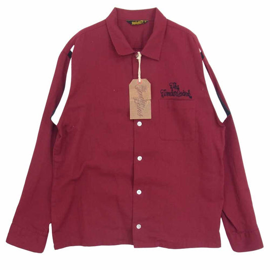 TENDERLOIN テンダーロイン T-BOWL L 長袖 ボウリング シャツ エンジ系 M【中古】