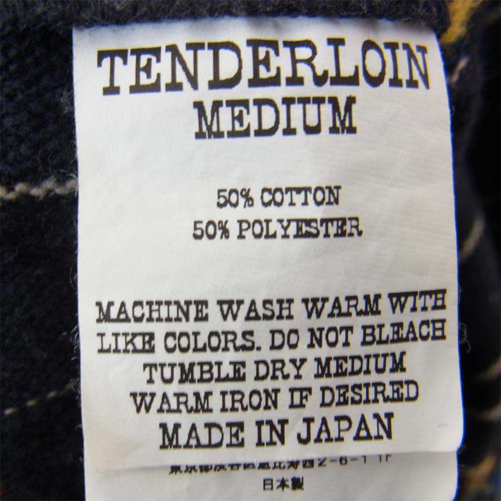 TENDERLOIN テンダーロイン T-GTM PARKA グアテマラ プルオーバー パーカー ネイビー系 M【中古】