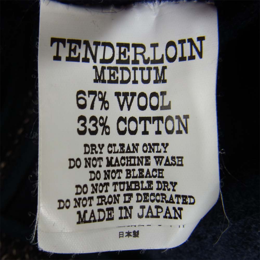 TENDERLOIN テンダーロイン T-BROWN BEACH ブラウンズビーチ ビーチクロス ショールカラー ジャケット グレー系 M【中古】