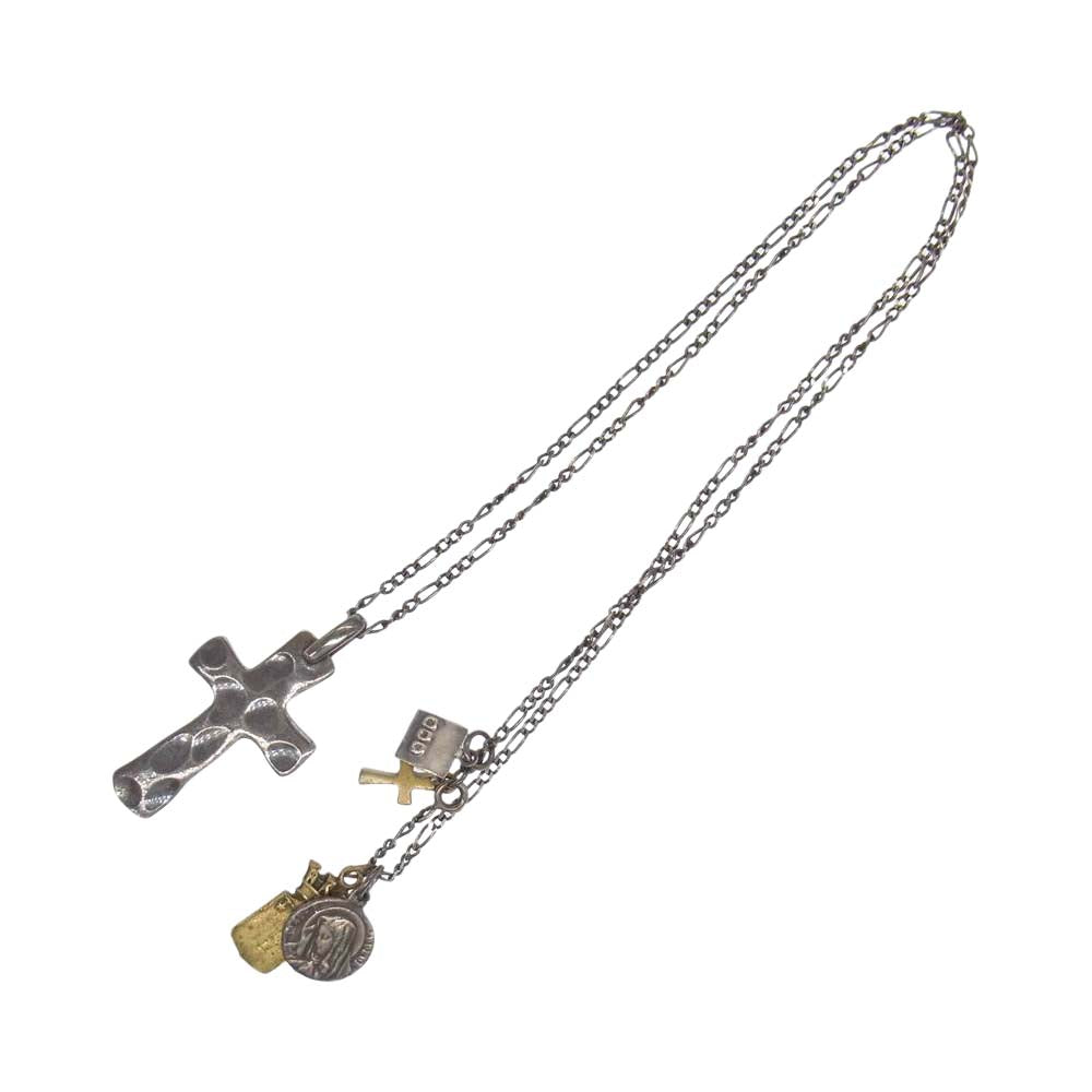 amp japan アンプジャパン クロス ネックレス シルバー系【中古】