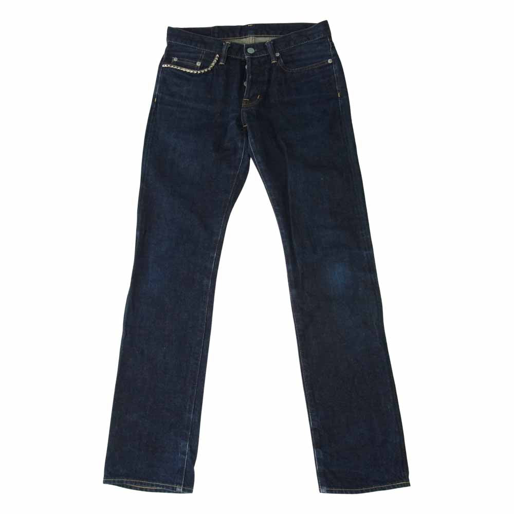HYSTERIC GLAMOUR ヒステリックグラマー 0233AP12 RAW デニム スリムストレート インディゴブルー系 30【中古】