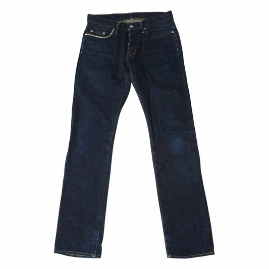 HYSTERIC GLAMOUR ヒステリックグラマー 0233AP12 RAW デニム スリムストレート インディゴブルー系 30【中古】