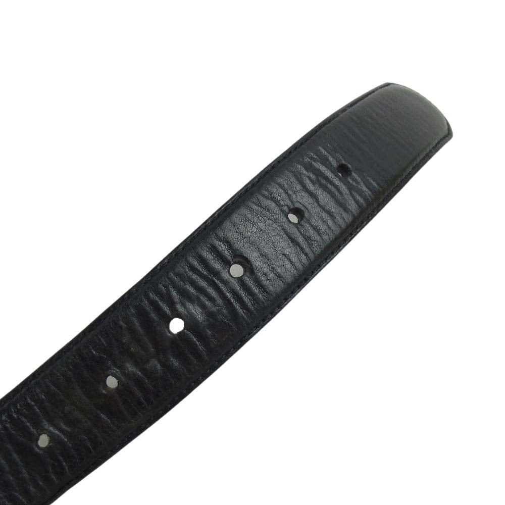 CHROME HEARTS クロムハーツ（原本有） 1.5 STRAP レザー ストラップ ブラック系【中古】