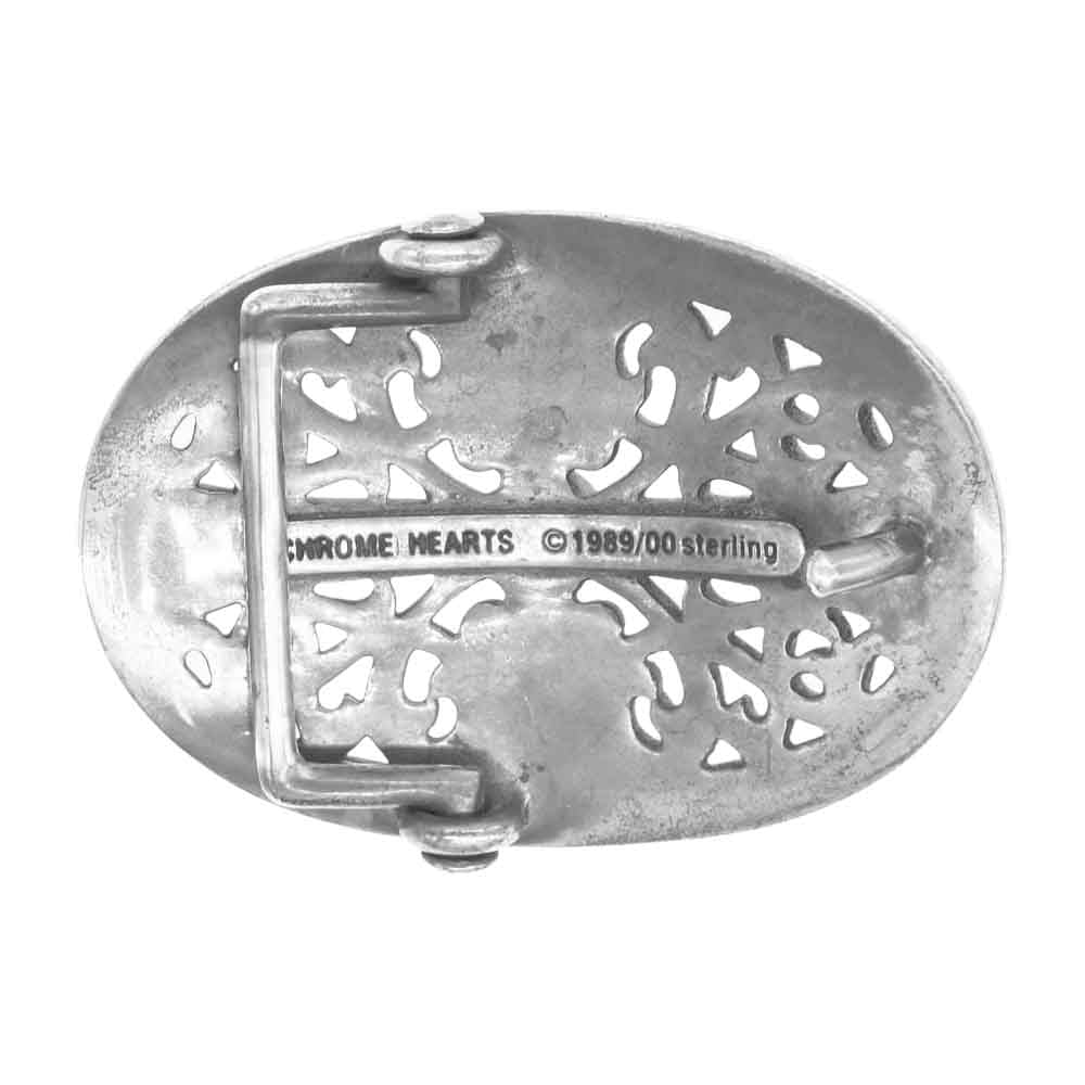 CHROME HEARTS クロムハーツ（原本無） 1.5 クラシックオーバルクロス ベルトバックル シルバー系【中古】