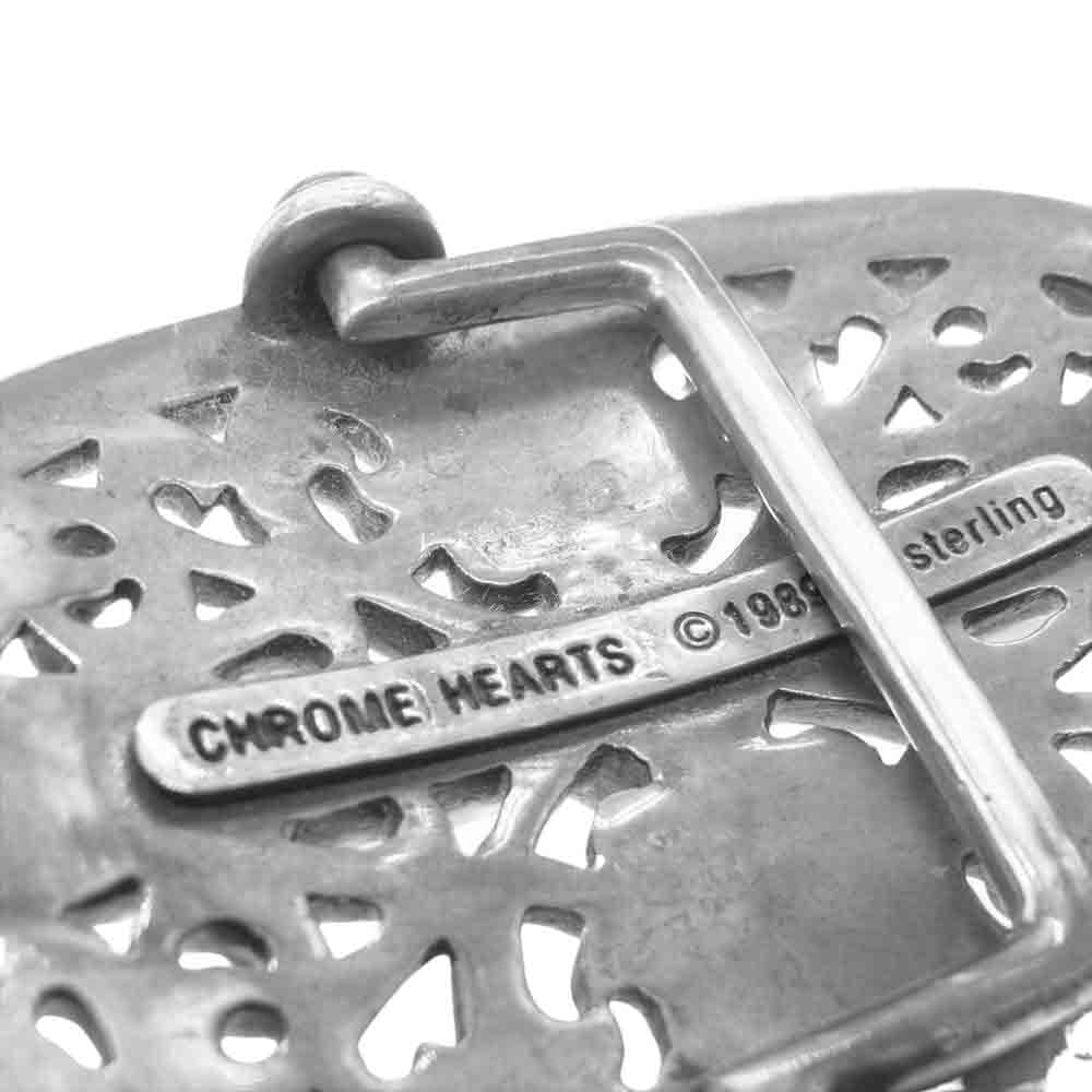 CHROME HEARTS クロムハーツ（原本無） 1.5 クラシックオーバルクロス ベルトバックル シルバー系【中古】