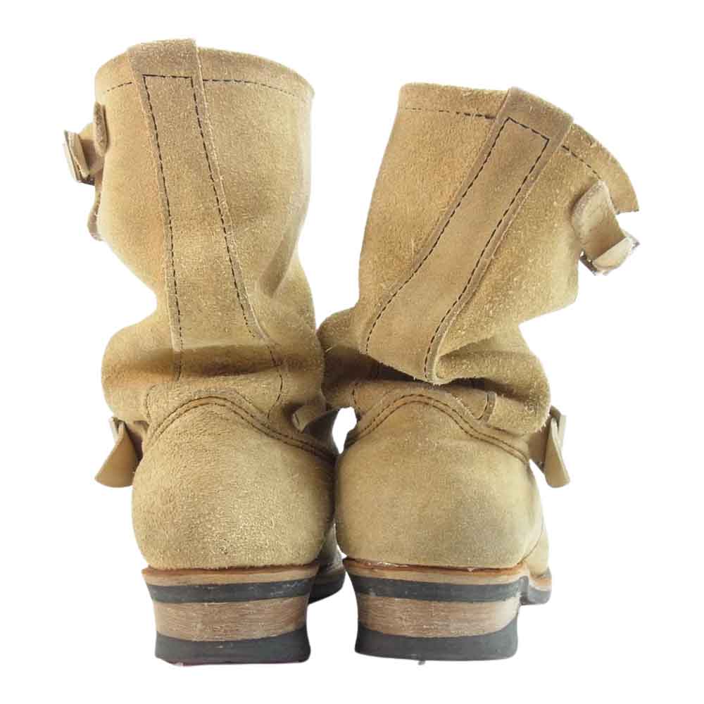RED WING レッドウィング 8268 スエード エンジニア ブーツ ベージュ系 USA 8D【中古】