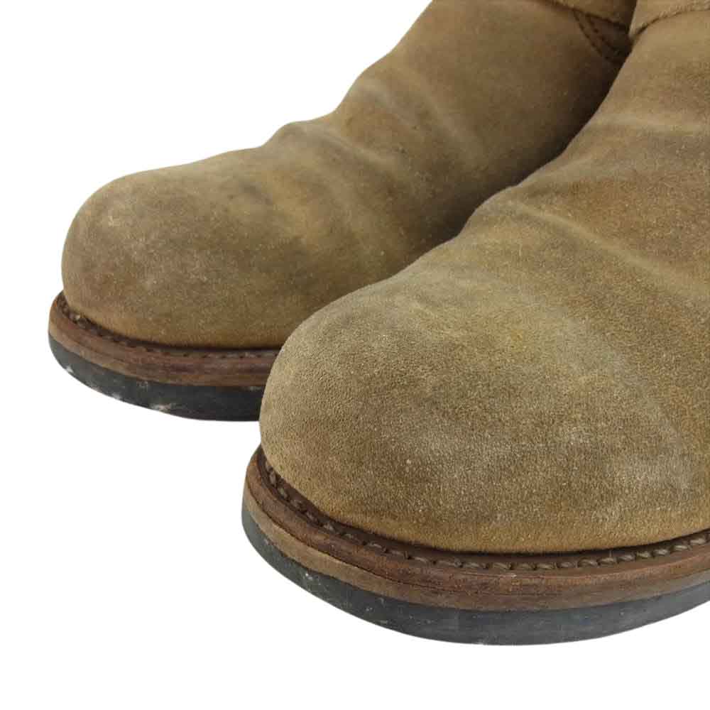 RED WING レッドウィング 8268 スエード エンジニア ブーツ ベージュ系 USA 8D【中古】