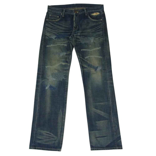 NEIGHBORHOOD ネイバーフッド 07AW scab savage narrow denim level4 スキャブ サべージ ナロー デニム パンツ インディゴブルー系 M【中古】
