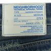 NEIGHBORHOOD ネイバーフッド 07AW scab savage narrow denim level4 スキャブ サべージ ナロー デニム パンツ インディゴブルー系 M【中古】