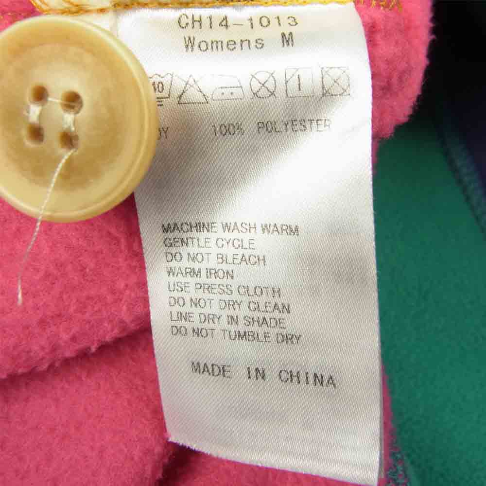 CHUMS チャムス CH14-1013 クレイジー カラー ボタン フリース ベスト マルチカラー系 M【中古】