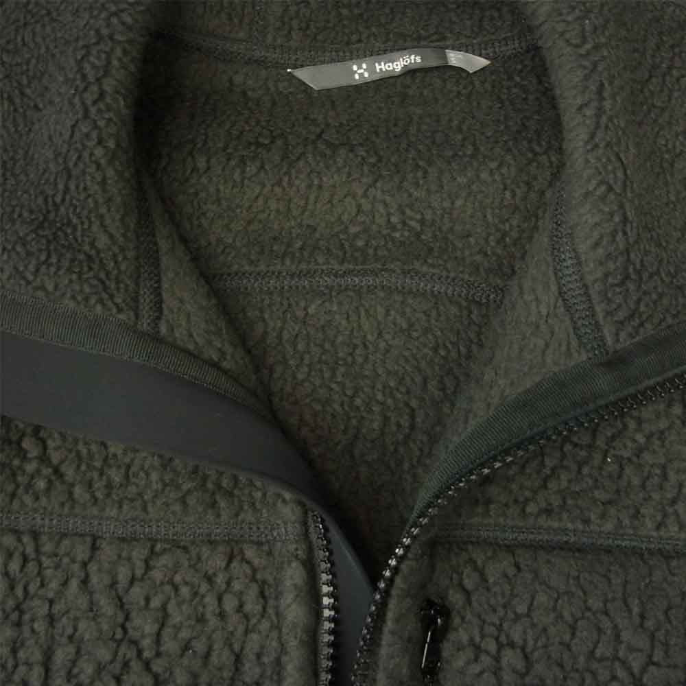 HAGLOFS ホグロフス 604137 Pile Hood Men パイル フード フリース ジャケット ブラック系 S【中古】