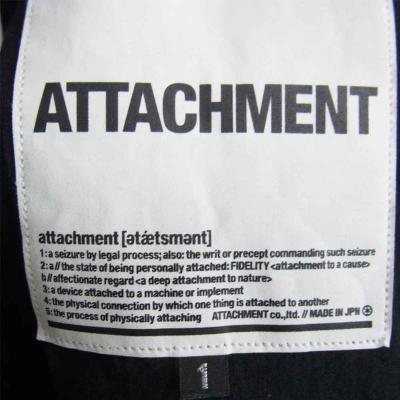 ATTACHMENT アタッチメント 2-WAY TYPE LAMB LEATHER SINGLE RIDERS