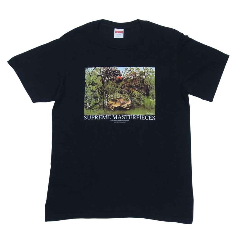 Supreme シュプリーム 20SS Masterpieces Tee アート プリント Tシャツ ブラック系 S【中古】