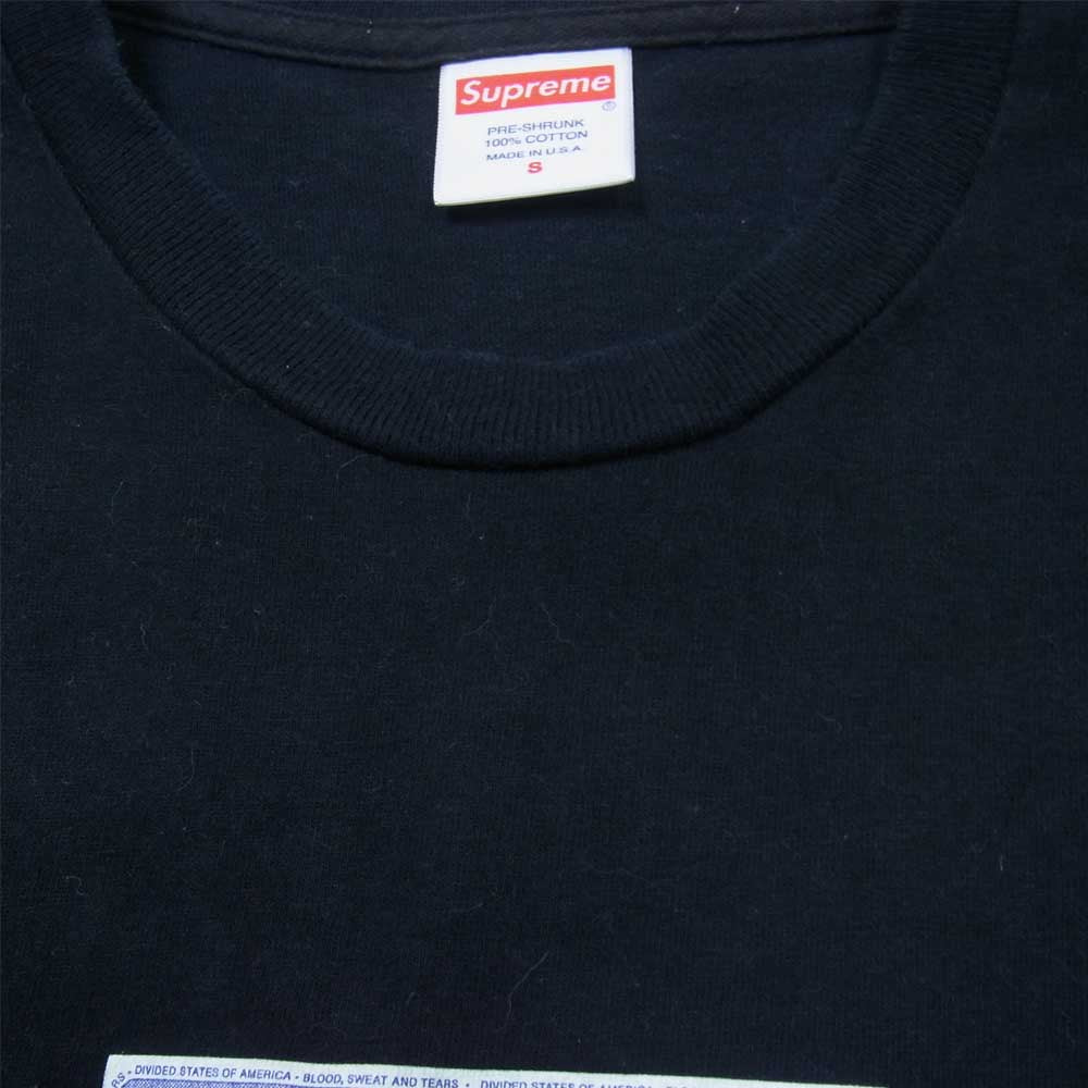 Supreme シュプリーム 20SS Social tee セキュリティ カード プリント 半袖 ブラック系 S【中古】