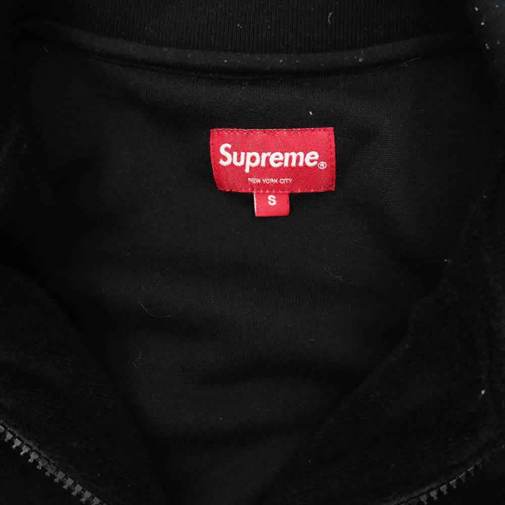 Supreme シュプリーム 20SS Terry S/S Zip Up ジップアップ パイル 半袖 ポロ シャツ ブラック系 S【中古】