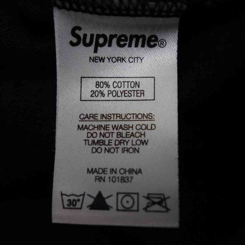 Supreme シュプリーム 20SS Terry S/S Zip Up ジップアップ パイル 半袖 ポロ シャツ ブラック系 S【中古】