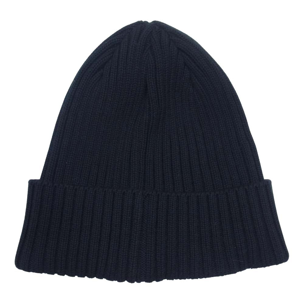 Supreme シュプリーム Overdyed Beanie スモールボックス ロゴ リブ ビーニー ブラック系【中古】